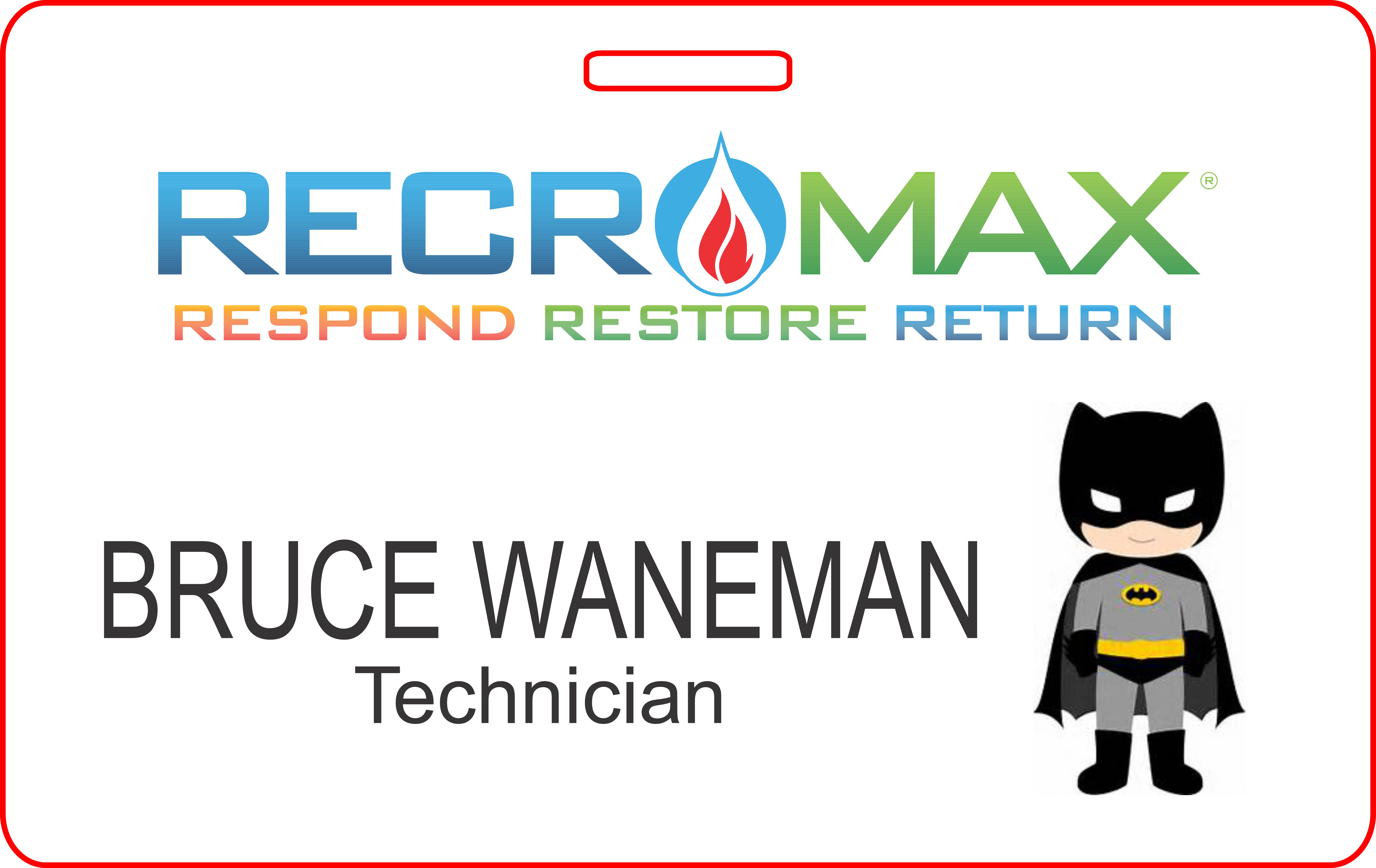 Extra Large Name Tag w/Slot