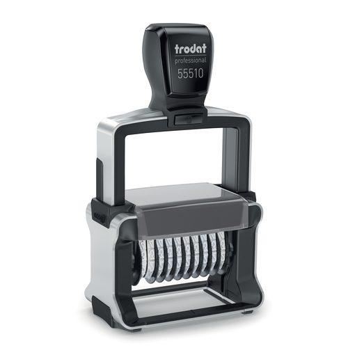 Trodat Professional Numberer with Text Plate 55510/PL 