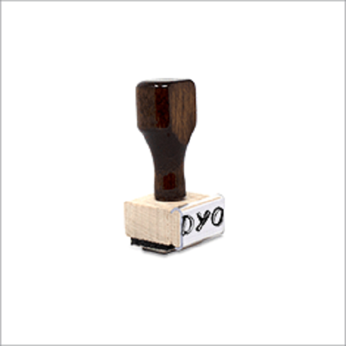 3/4" x 1 1/2" Hand Stamp